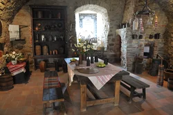 Kitchen like in a castle photo