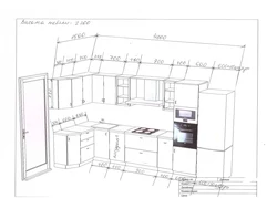 Схема кухні дызайн фота