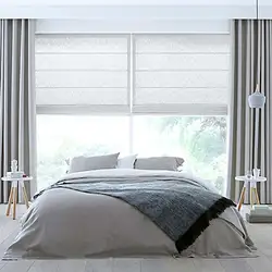 Дизайн спальни жалюзи на окна