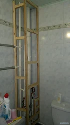How To Hide Pipes In The Bathroom With Panels Photo