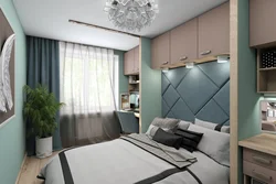 Bedroom design Khrushchev 15 sq.m.
