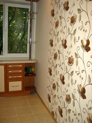 How to wallpaper beautifully in the kitchen photo