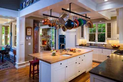 American house interior kitchen
