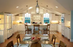 American house interior kitchen