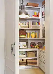 Pantries in the kitchen in the apartment photo
