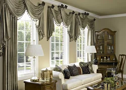 Modern Curtain Rods For The Living Room Photo