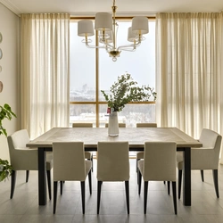Tulle Kitchen Living Room Design Photo