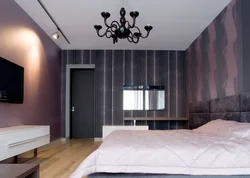 Black Bedroom What Wallpaper Photo