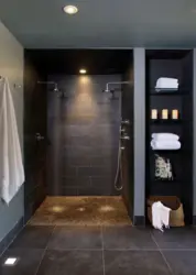 Bathroom Design With Dark Shower