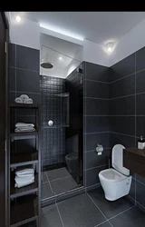 Bathroom Design With Dark Shower