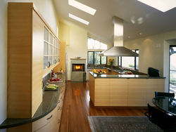 Walk-through kitchen in your home photo design