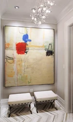 Modern paintings for the hallway interior