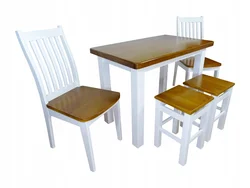 Table and chairs for kitchen set photo