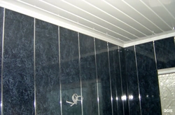 PVC panels for bathroom interior decoration photo