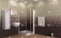 PVC panels for bathroom interior decoration photo