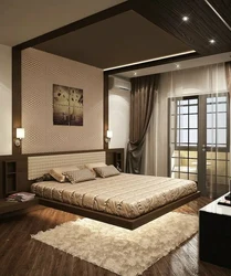 Bedrooms in chocolate tones photo