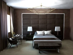 Bedrooms in chocolate tones photo