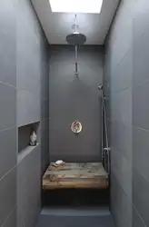 Душавая з туалета ў кватэры фота