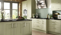 Olive And Gray In The Kitchen Interior