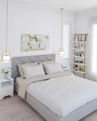Белая Спальня Маленькая Фота Дызайн