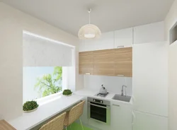 Modern kitchen design in Khrushchev 6 sq.m.