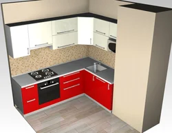 Kitchens with right corner photo