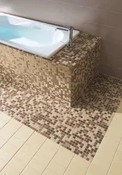 Mosaic for bathroom floor photo