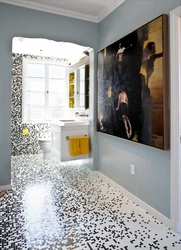Mosaic for bathroom floor photo