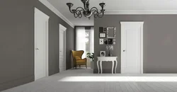 Белые двери и плинтуса в интерьере квартиры фото