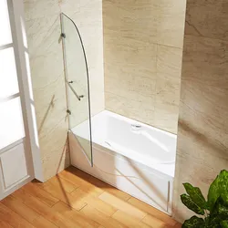 Bathtub with screen in the interior