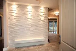 Plaster in the interior of the hallway