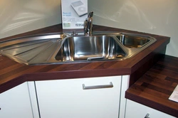 Corner Kitchen Sink With Cabinet Photo