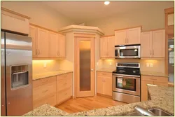 Kitchens Built-In Corner Cabinets Photo