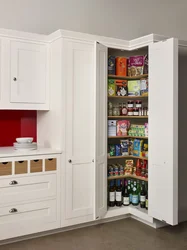 Kitchens built-in corner cabinets photo