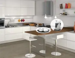 Corner Kitchen Design With Table