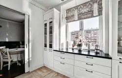 Kitchen interior with window area