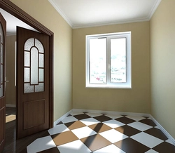 Hallway interior with window