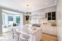 Kitchen Design In Your Home With A Bay Window