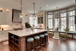 Kitchen Design In Your Home With A Bay Window