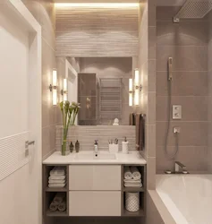 Bathroom renovation 3 square meters design photo