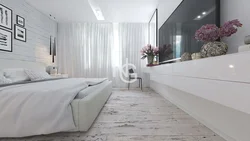 White walls bedroom design photo