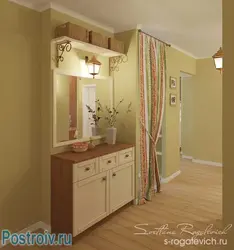 Interior Of A Small Kitchen Hallway