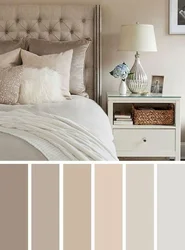 Какие цвета сочетаются с бежевым в интерьере спальни