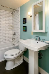 How to renovate a bathroom without tiles photo