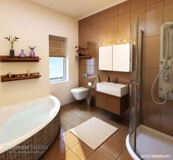 Bath design inexpensive and beautiful photo