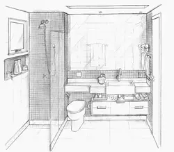 Bath room drawings and photos