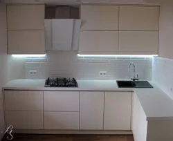 Кухня глянцевая матовая фото