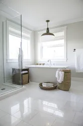 Glossy bath tiles photo