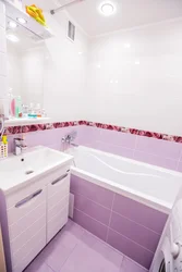 Дызайн ваннага пакоя з ваннай у кватэры панэльнага дома