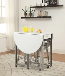 Photo Of A Folding Table For The Kitchen